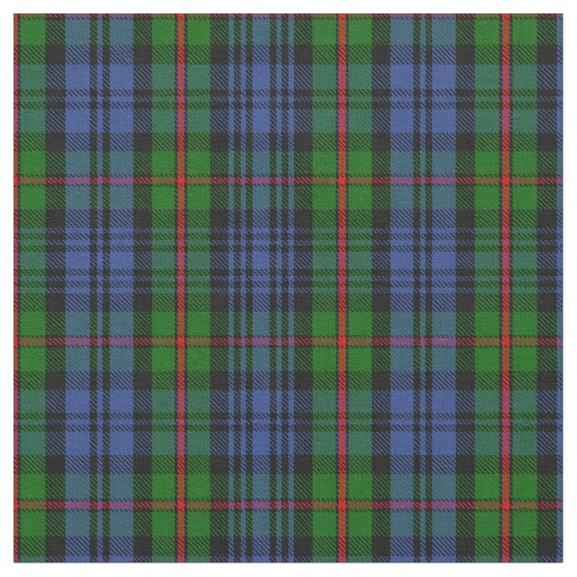 MacKinlay Tartan Print Fabric (Close Up)