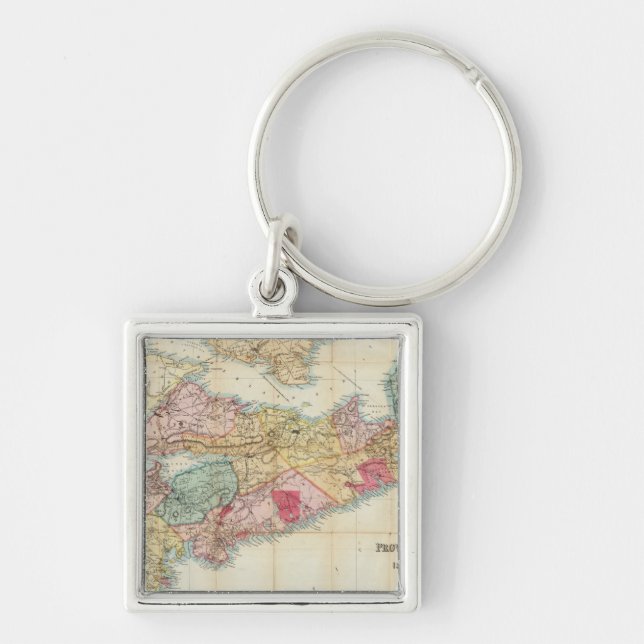 Mackinlay's map of the Province of Nova Scotia 2 Keychain (Front)