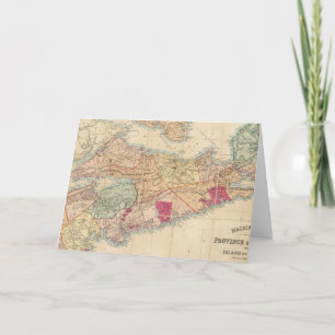 Mackinlay's map of the Province of Nova Scotia 3 Card