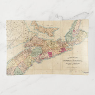 Mackinlay's map of the Province of Nova Scotia 3 Trinket Tray