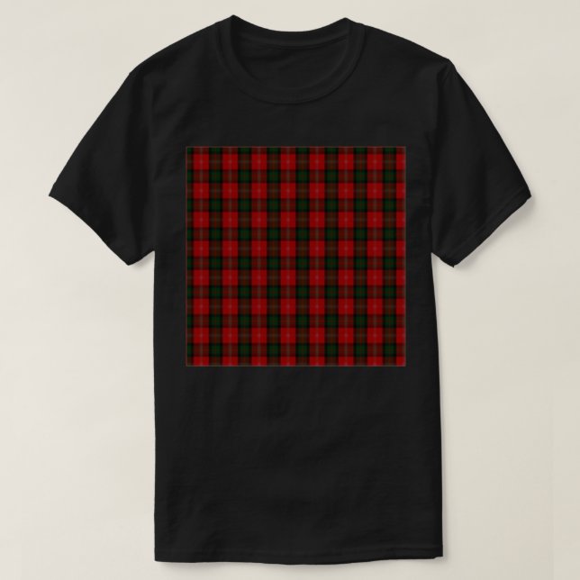 Mackintosh Clan Tartan T-Shirt (Design Front)