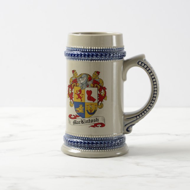 MacKintosh Coat of Arms Stein - Family Crest (Right)