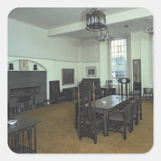 Mackintosh Room Square Sticker (Front)