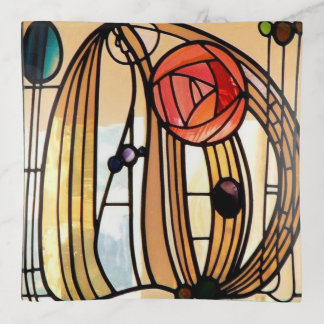 Mackintosh Rose Trinket Tray