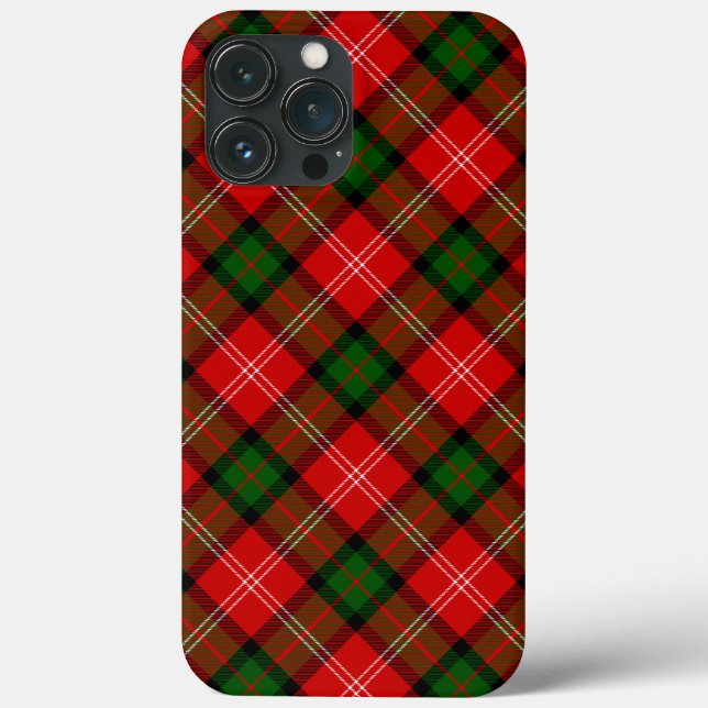 MacKintosh tartan red green plaid Case-Mate iPhone Case (Back)