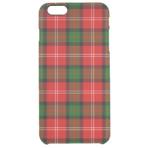 MacKintosh tartan red green plaid Clear iPhone 6 Plus Case