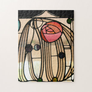Mackintosh - The Stained Glass Window, Glasgow Jigsaw Puzzle