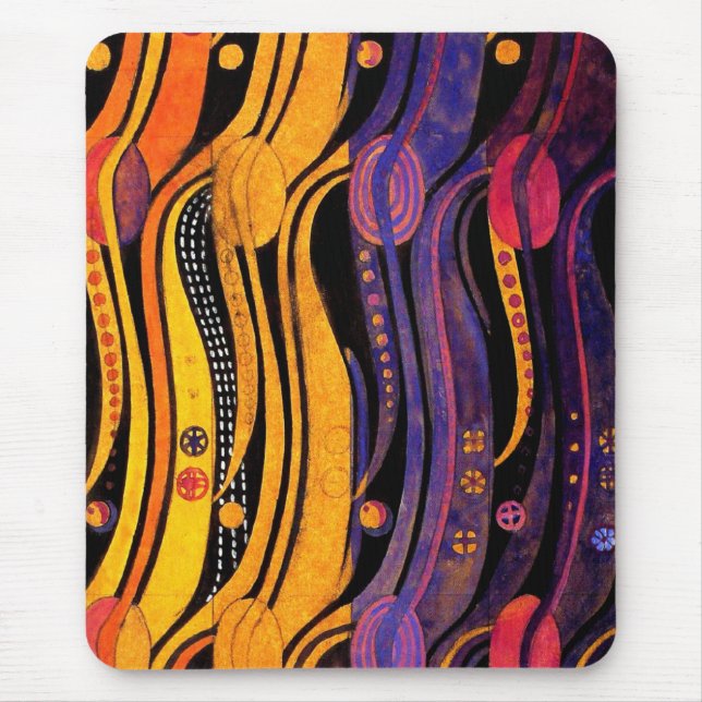 Mackintosh: Tulips Design Mouse Pad (Front)