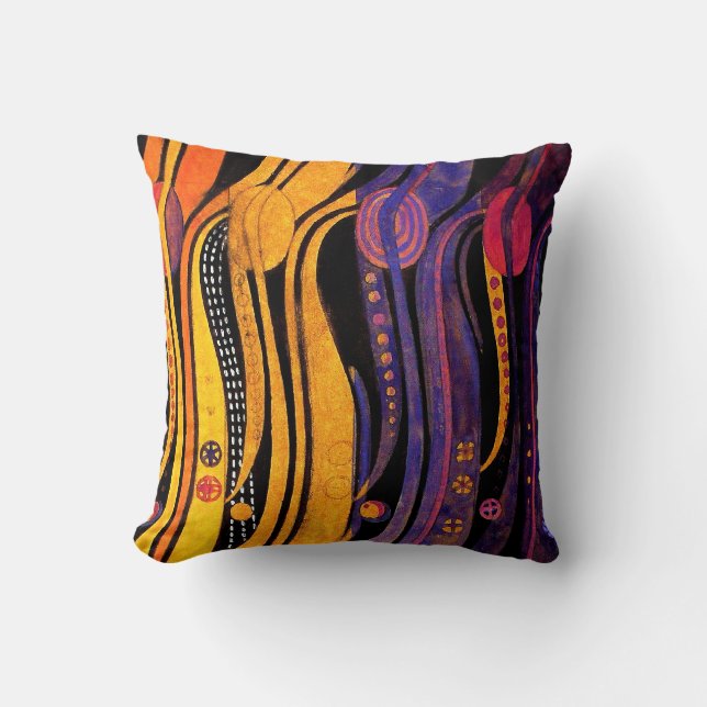 Mackintosh: Tulips Design Throw Pillow (Front)