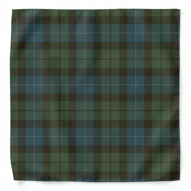 MacKirdy Clan Tartan Bandana (Front)