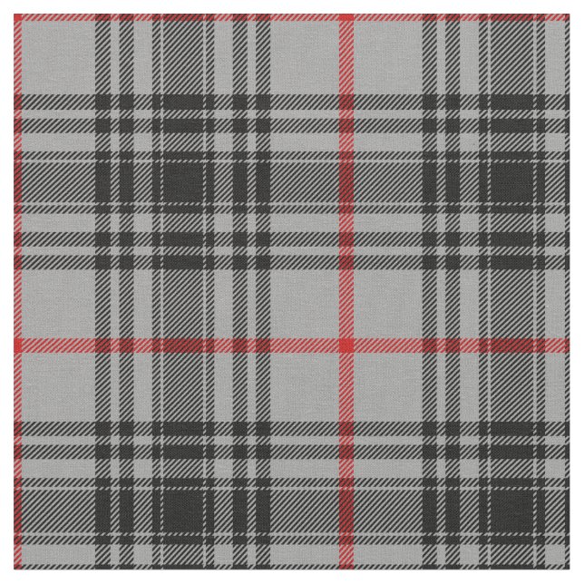 MacKnight Tartan Print Fabric (Close Up)
