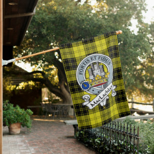 MacLachlan Clan Badge Tartan Flag Scottish