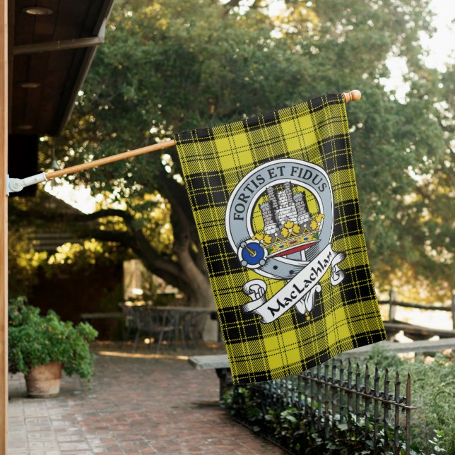 MacLachlan Clan Badge Tartan Flag Scottish (In SItu)