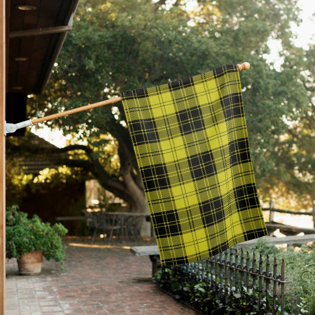 MacLachlan Clan Tartan House Flag (In SItu)
