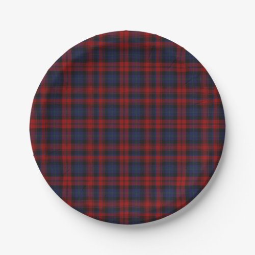 MacLachlan Clan Tartan Plaid Paper Plate