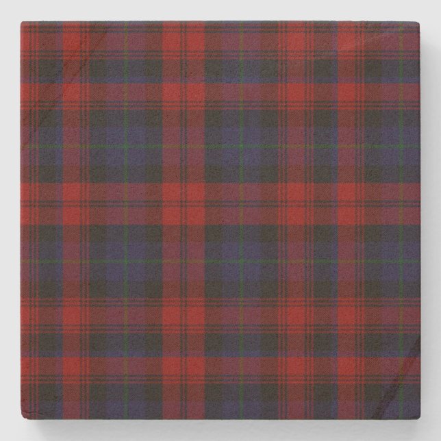 MacLachlan Clan Tartan Plaid Stone Coaster (Front)
