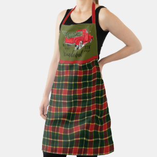 MacLachlan Old Modern Original Tartan Christmas Apron