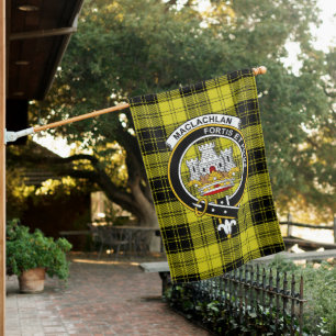 MacLachlan Tartan Flag Clan Badge
