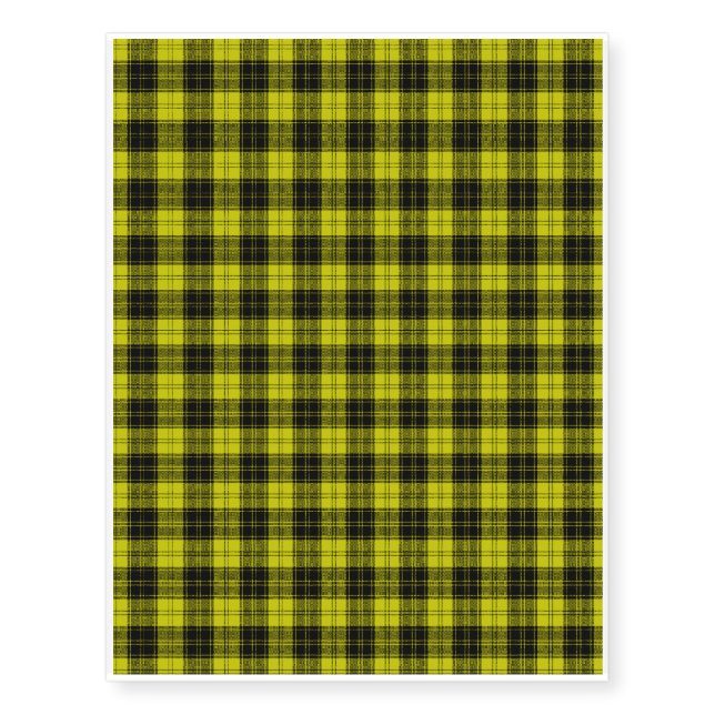 MacLachlan Tartan Temporary Tattoos (Front)