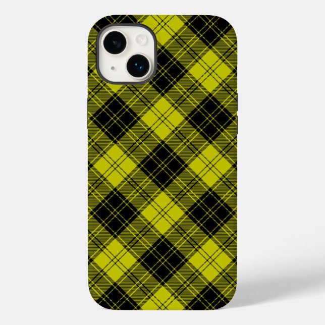 MacLachlan tartan yellow black plaid Case-Mate iPhone Case (Back)
