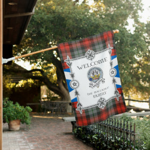 MacLachlan Weathered Tartan Garden Flag - Clan Bad