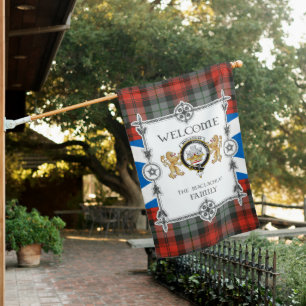 MacLachlan Weathered Tartan Garden Flag - Tartan F