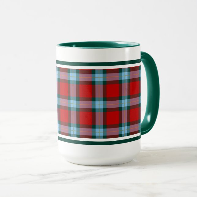 MacLaine of Lochbuie Clan Tartan Mug (Front Right)