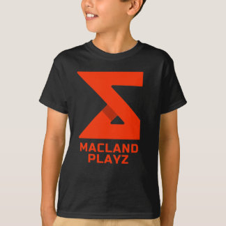 Macland Playz Official Merch Unisex Black T-Shirt
