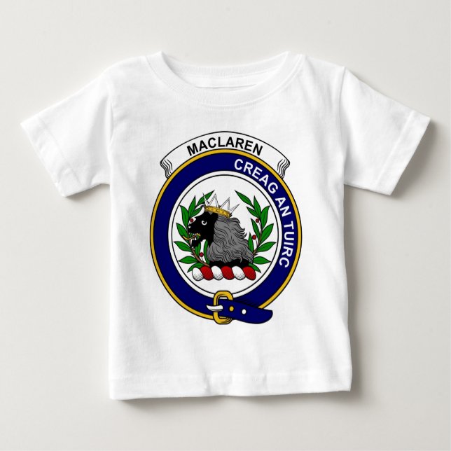 MacLaren Clan Badge Baby T-Shirt (Front)