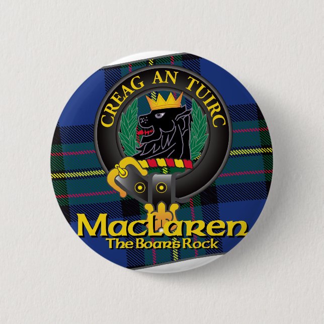 MacLaren Clan Pinback Button (Front)