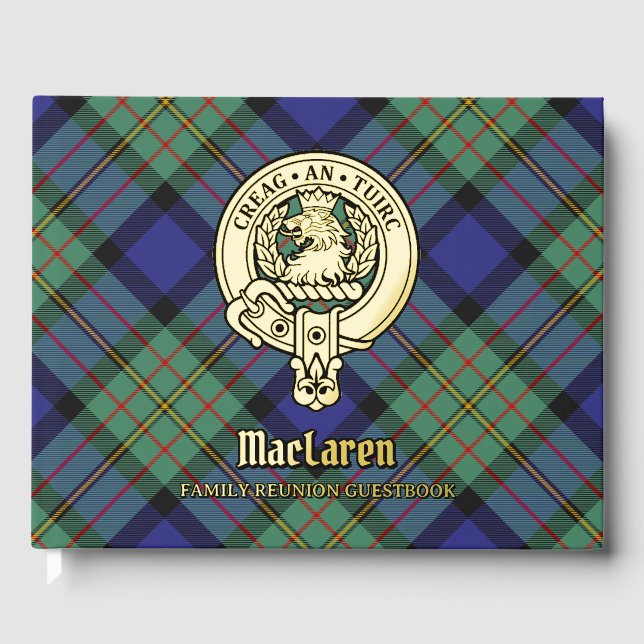 MacLaren Family Reunion Foil Guest Book (Front)