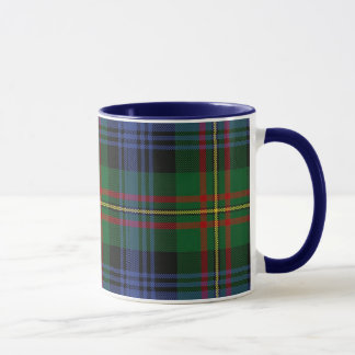 MacLaren Plaid Mug, Blue Handle Mug