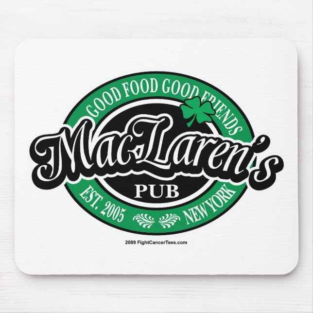 MacLaren's Pub Mouse Pad (Front)