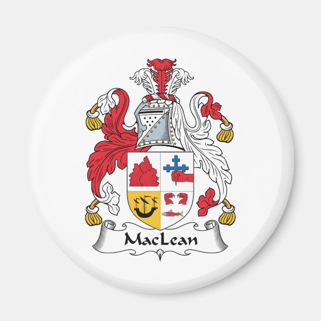 MacLean Family Crest Magnet (Front)