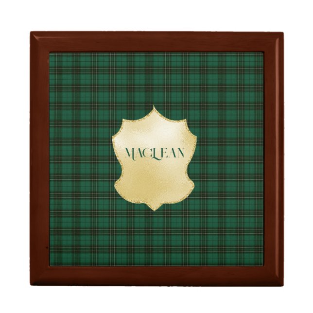 MacLean Hunting Ancient Original Scottish Tartan Gift Box (Front)