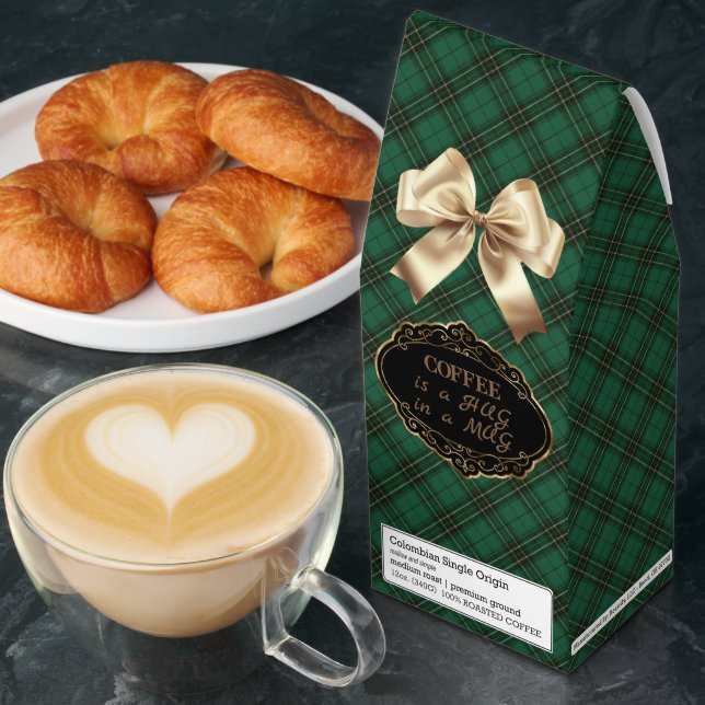 MacLean Hunting Ancient Original Scottish Tartan  Roasted Coffee (Breakfast)