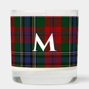 MacLean, MacLaine Plaid Monogrammed Scented Candle