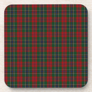 MacLean / McLean Clan Family Tartan Beverage Coaster