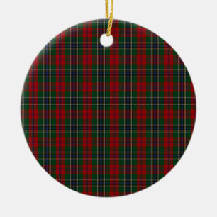 MacLean / McLean Clan Family Tartan Ceramic Ornament