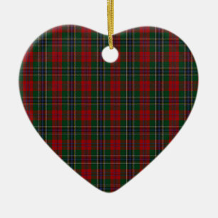 MacLean / McLean Clan Family Tartan Ceramic Ornament