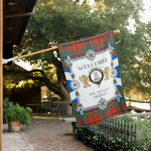 MacLean Of Duart Ancient Tartan Garden Flag - Tart
