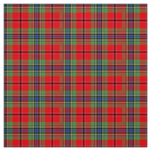 MacLean of Duart Modern Tartan Fabric