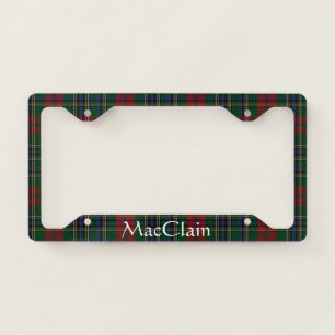 MacLean Plaid License Plate Frame