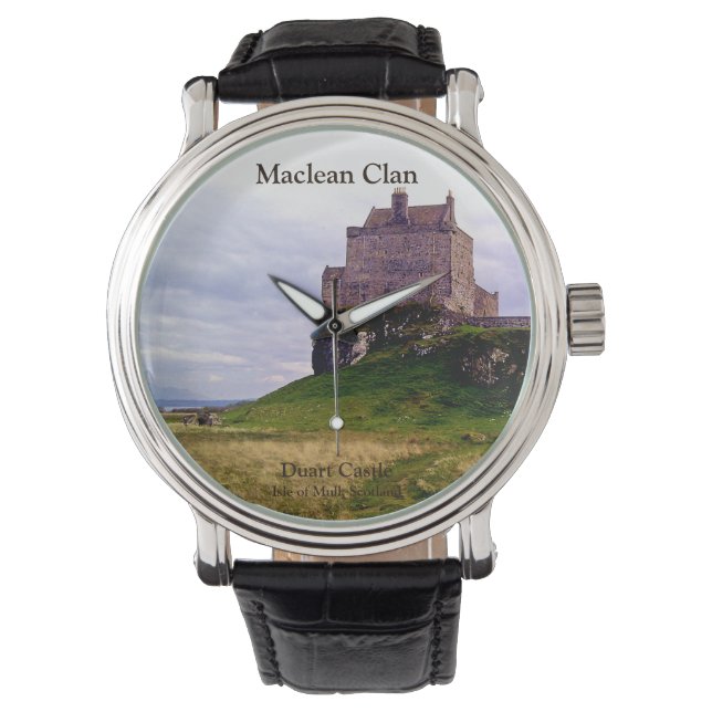 Maclean Scottish Clan's Duart Castle eWatch Watch (Front)