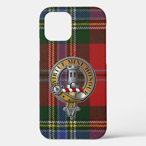 MacLean Tartan  Badge iPhone 12 Pro Case