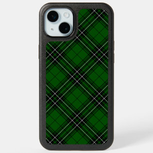 MacLean Tartan Green and Black Plaid iPhone 15 Plus Case