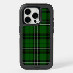 MacLean Tartan Green and Black Plaid iPhone 15 Pro Case