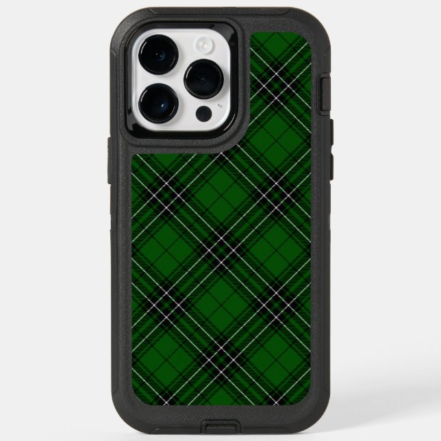 MacLean Tartan Green and Black Plaid Otterbox iPhone Case (Back)