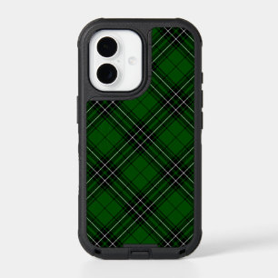 MacLean Tartan Green and Black Plaid iPhone 17 Case