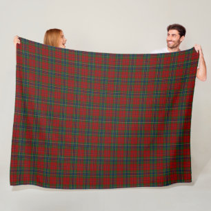 Maclean Tartan Scottish Modern MacLean of Duart Fleece Blanket